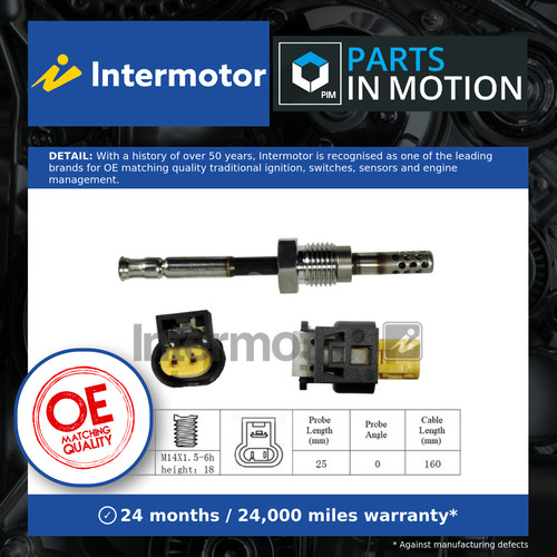 Exhaust temperature sensor pre - exhaust,