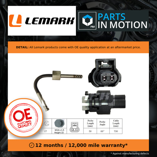 Exhaust temperature sensor - exhaust,