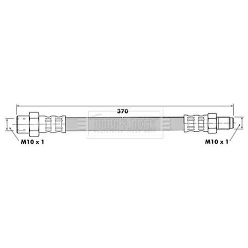 Brake hose for - for, mercedes